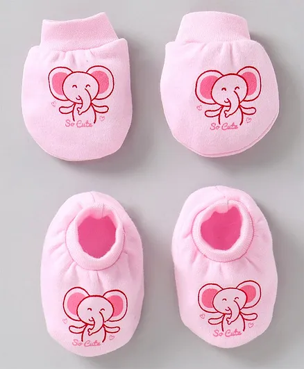 Simply Mittens and Booties - Pink