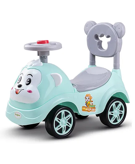 Baybee Manual Push Ride On Car - Green