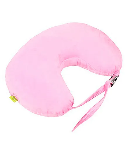 Baybee Velvet Portable Breast Feeding Pillow - Pink