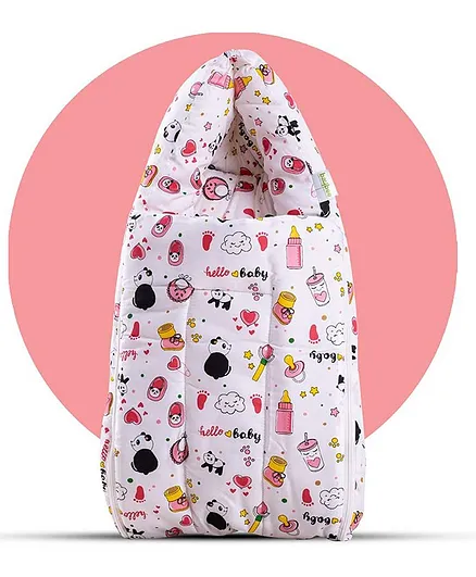 Baybee 3 in 1 Baby Sleeping Bag Panda - Pink