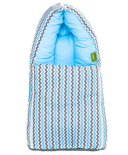 Baybee 3 in 1 Baby Sleeping Bag Cum Carry Bed - Blue