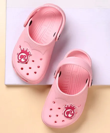 Barbie Clogs Barbie Applique - Peach