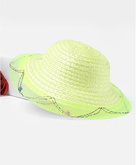 TMW Kids Net Trim Hat - Green