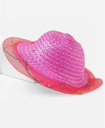 TMW Kids Net Trim Hat - Pink