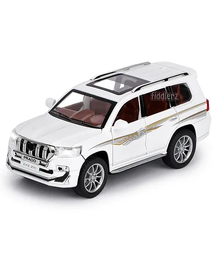 Fiddlerz Die Cast Pull Back Toy Car - White