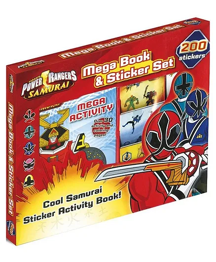 Power Rangers Samurai Mega Sticker Book - English