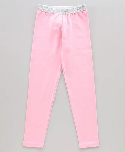 Pine Kids Full Length Organic Cotton Bio Wash Leggings - Orchid Pink