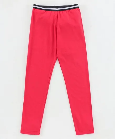 Pine Kids Full Length Leggings - Red