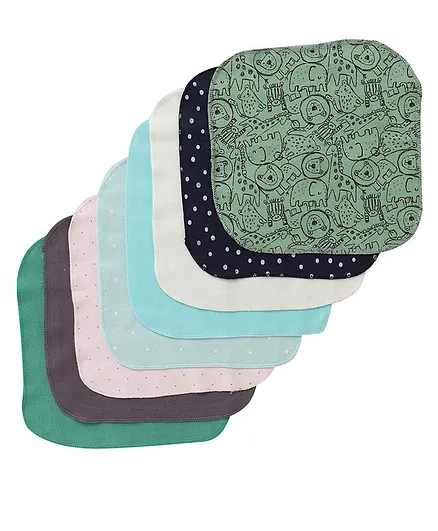 BUMZEE Assorted Print Pack Of 8 Napkins - Multi Color
