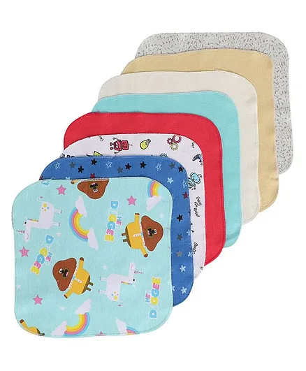BUMZEE Assorted Print Napkins Pack Of 8 - Multi Color