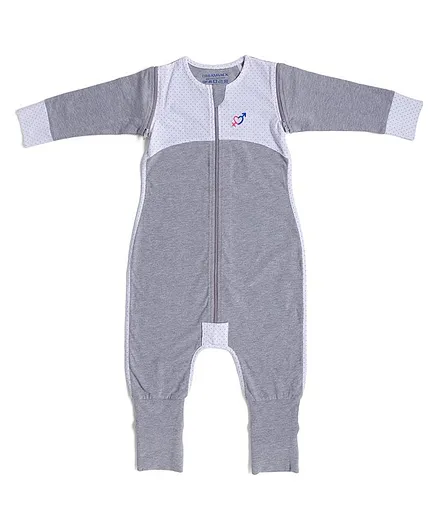 Haus & Kinder Dreamsack Cotton Sleep BodySuit Early Walker -Grey