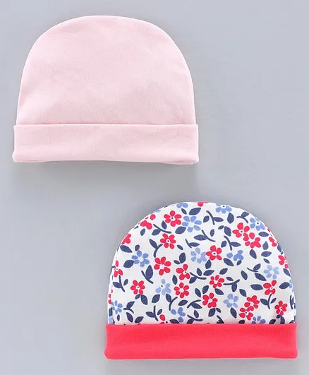 Ben Benny Printed & Solid Baby Cap Pink - Diameter 12 cm