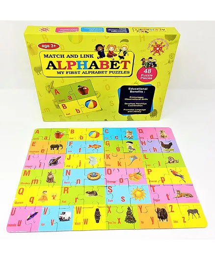 A&A Kreative Box Alphabet Jigsaw Puzzle - 48 Pieces