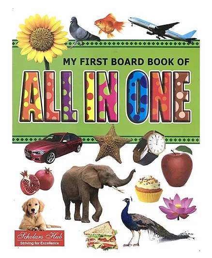 Scholars Hub My First Board Book Of All In One - English