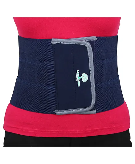 Longlife Abdominal Belt For Tummy Reduction Extra Large - Blue