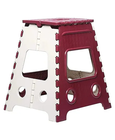 FunBlast Portable Folding Stool - Maroon