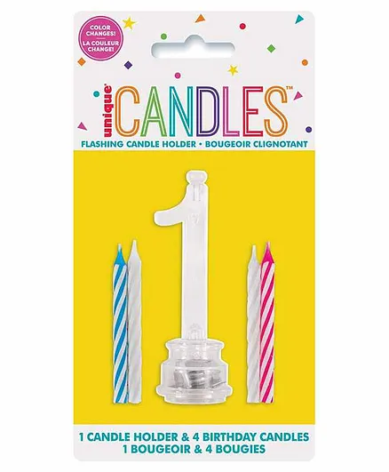 Funcart Numerical 1 Candle - Multicolour
