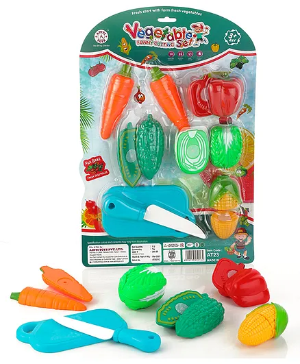 Aditi Toys Vegetable Set of 7 pieces - Multicolor