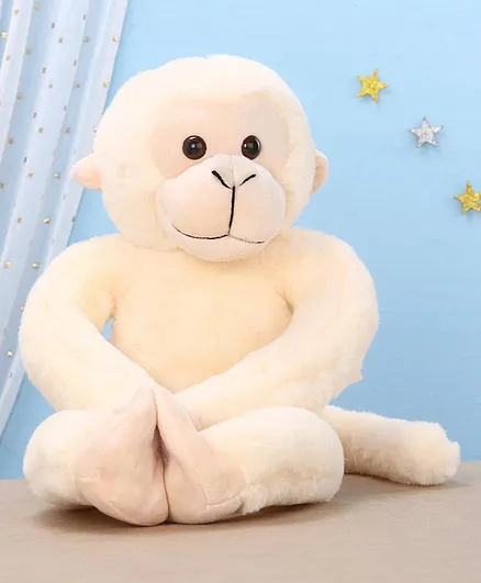 Mirada Monkey Soft Toy Beige - Height 52 cm