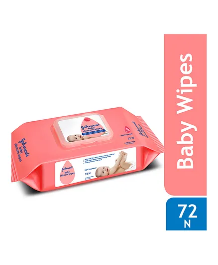 Johnson's Baby Skincare Wipes - 72 Pieces