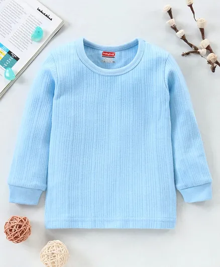 Babyhug Full Sleeves Thermal Vest - Blue
