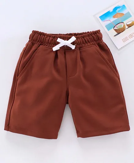 Rikidoos Solid Shorts - Dark Orange