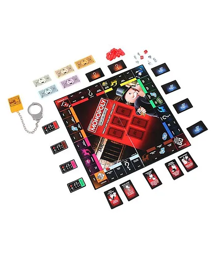 Hasbro Monopoly Cheaters Edition Board Game - Black