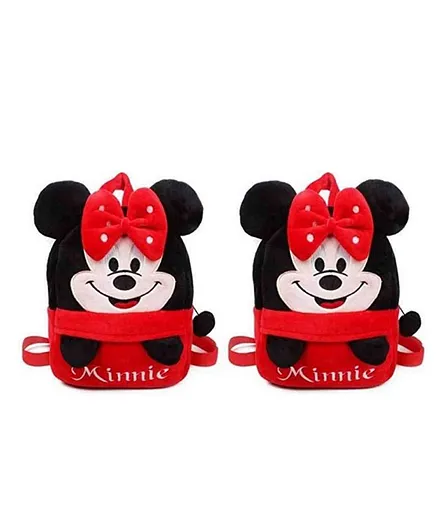Krently Velvet Soft Toy Bag Set of 2 - 14 Inches