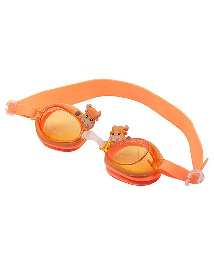 Yellow Bee Anti Fog Swimming Goggles - Orange