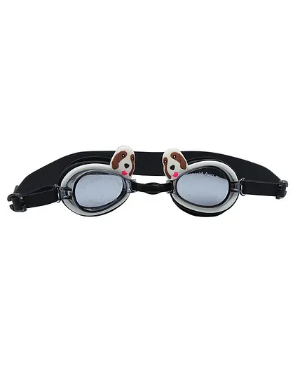Yellow Bee Anti Fog Swimming Goggles - Black