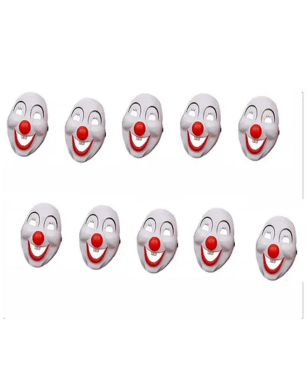 Syga Clown Face Mask with Detachable Nose - 10