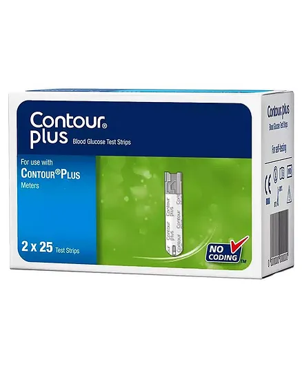 Bayer Contour Plus Strips - 50 Pieces