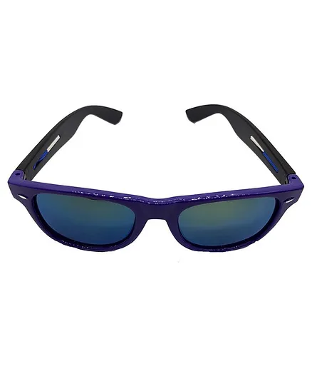 Glucksman Classic Wayfarer Sunglasses - Blue & Grey