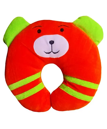 Brandonn U Shape Baby Pillow Neck Protector- Orange
