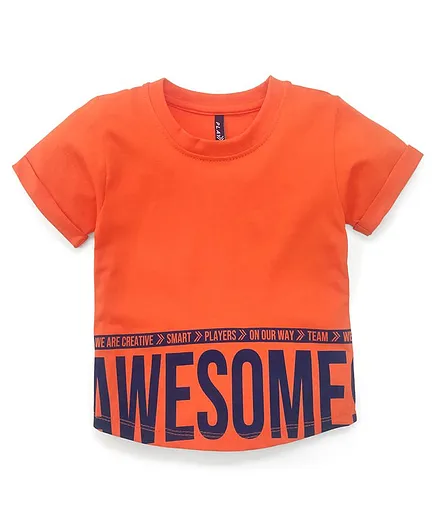 Play by Little Kangaroos Half Sleeves T-Shirt - Red