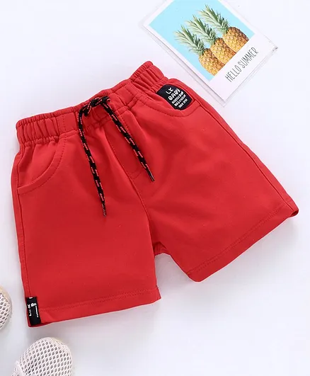 Play by Little Kangaroos Mid Thigh Shorts - Red