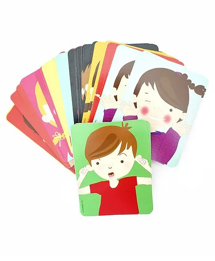 Good Mood Games Funny Faces Card Game Pack Of 44 - Multicolor