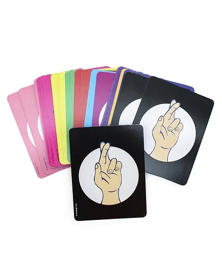 Good Mood Games Cross Your Fingers Card Game Pack of 44 - Multicolour