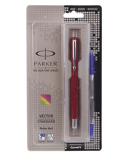 Parker Vector Standard CT Roller Ball Pen - Red