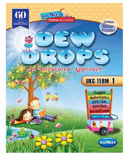 Navneet Term 1 Dew Drop's CBSE/ICSE U.K.G Book - English