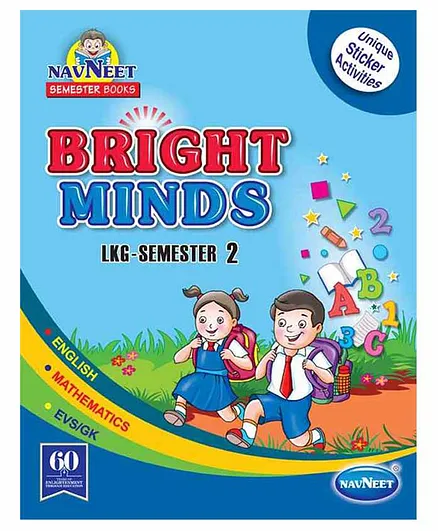 Navneet Bright Minds CBSE/ICSE Class LKG Semester 2 Book - English