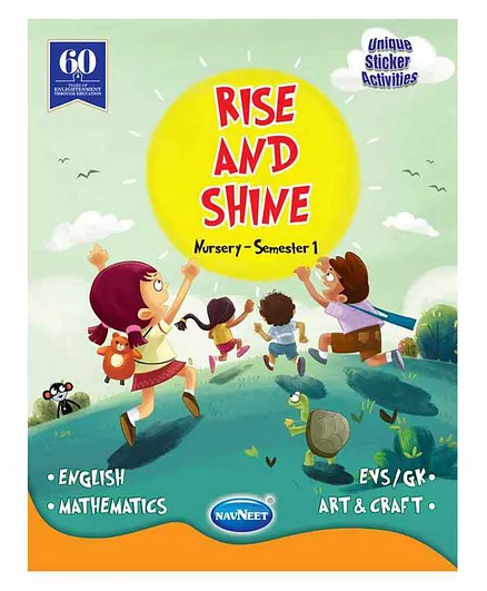 Navneet Rise and Shine Nursery Semester 1 Book - English