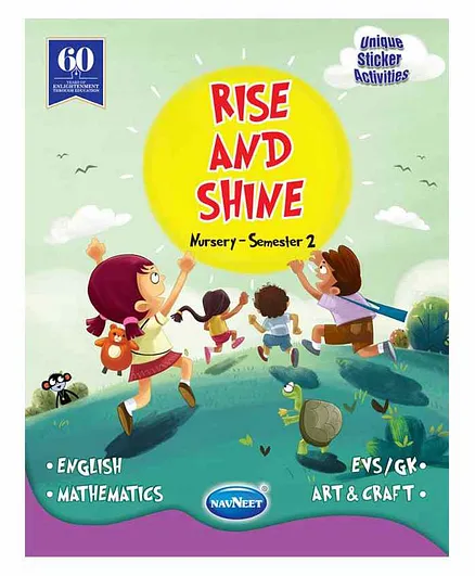 Navneet Rise and Shine Nursery Semester 2 Book - English