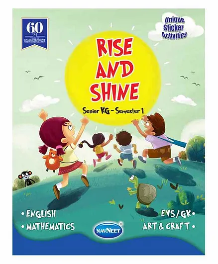 Navneet Rise and Shine Senior KG Semester 1 Book - English