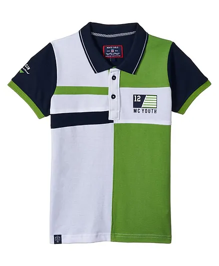 Monte Carlo Printed T-Shirt - Parrot Green/ White (3 to 4 Years)