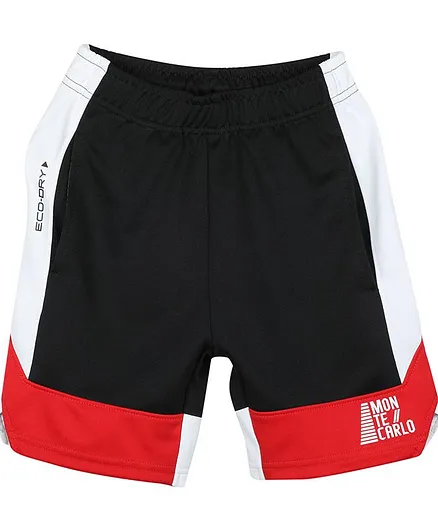 Monte Carlo Printed Bermuda Shorts - Black