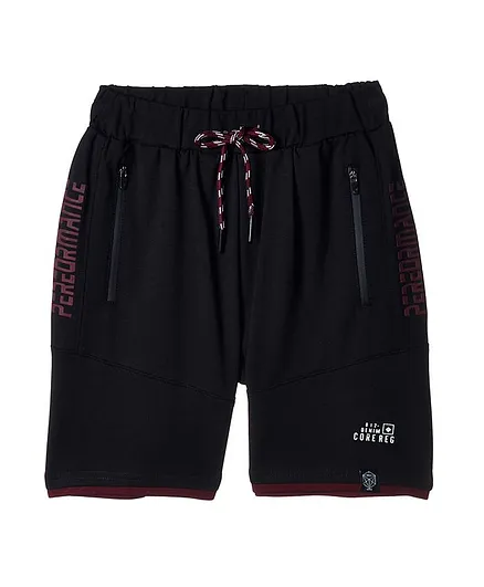 Monte Carlo Printed Bermuda Shorts - Black