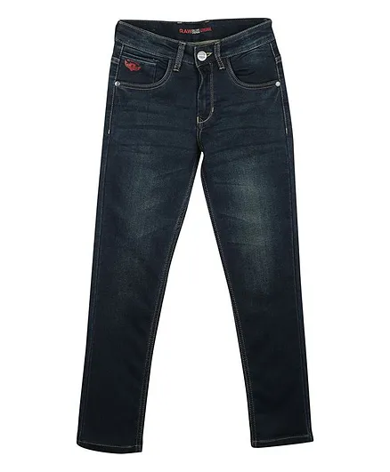 Monte Carlo Washed Jeans - Dark Blue