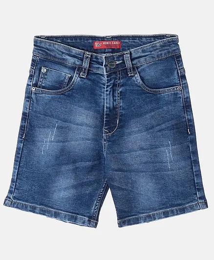 Monte Carlo Washed Shorts - Blue