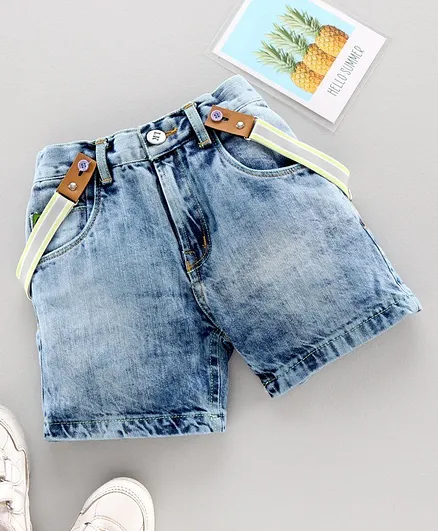 Little Kangaroos Denim Shorts - Blue